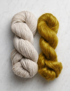 Line Weight + Tussock Bundle, Reed Gray + Golden Lichen