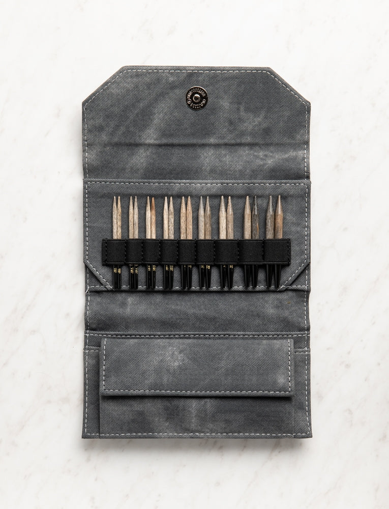 3½ Inch Driftwood Interchangeable Set, Gray Denim Cover