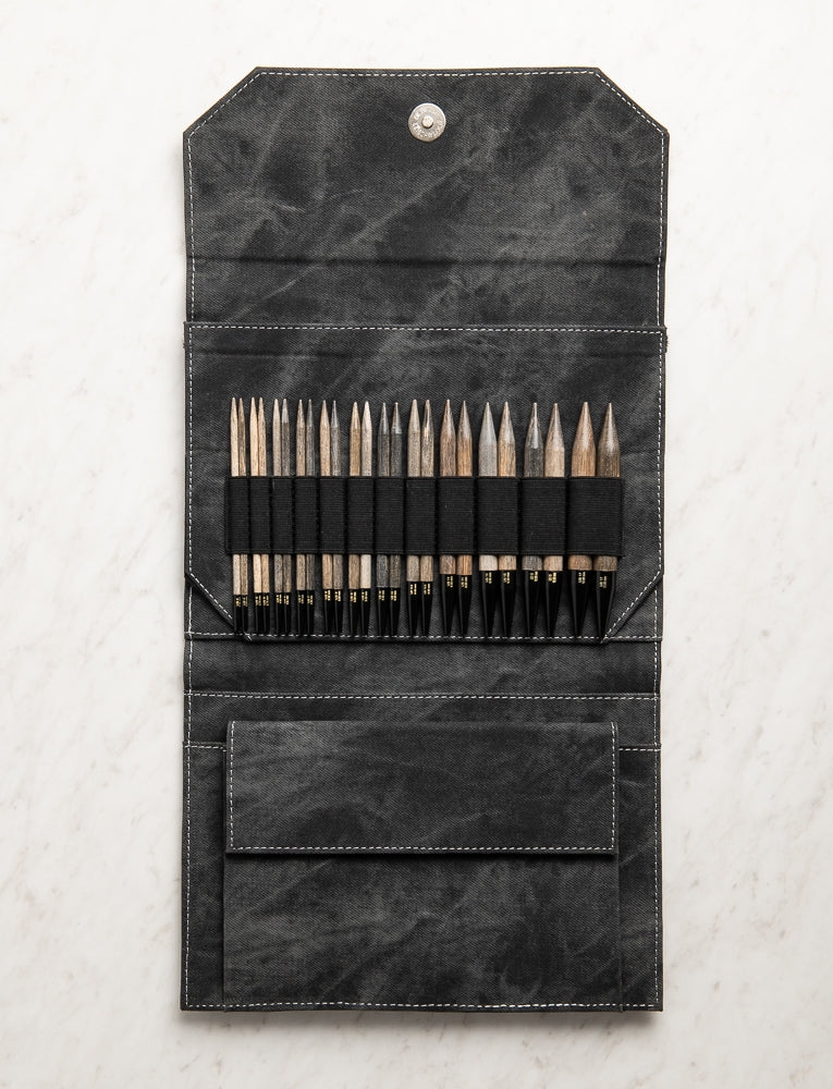 5 Inch Driftwood Interchangeable Set, Gray Denim Cover