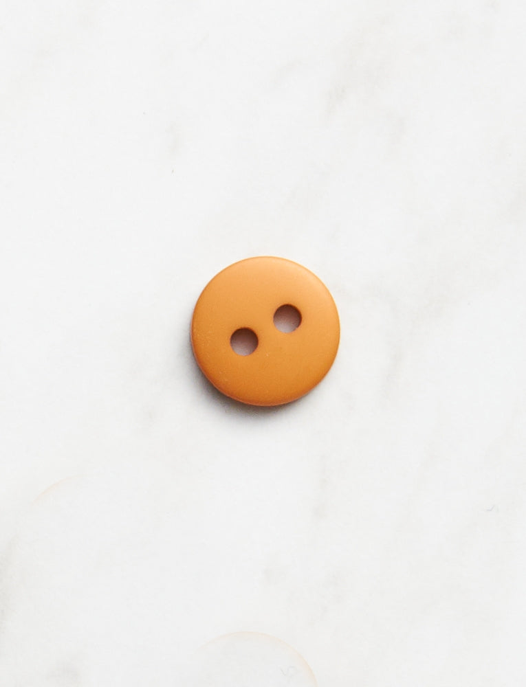 Medium Round Button, 1/2 inch, Antique Gold