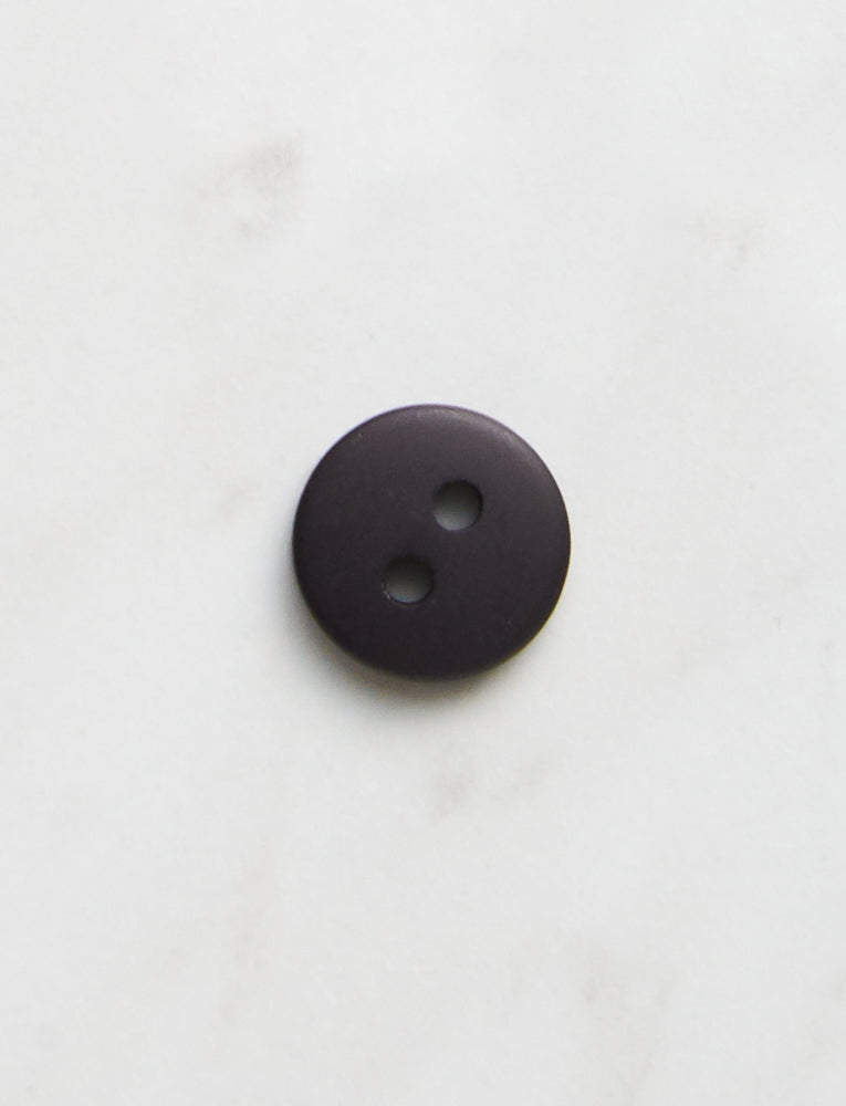 Medium Round Button, 1/2 inch, Black