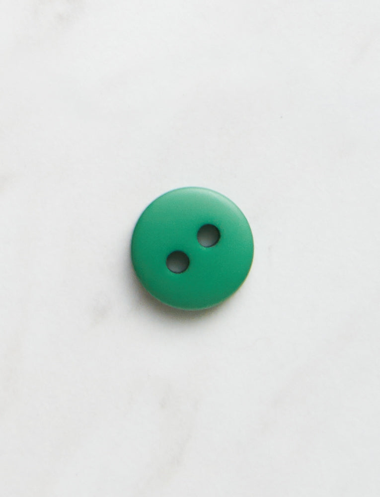 Medium Round Button, 1/2 inch, Green