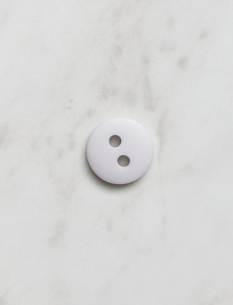 Medium Round Button, 1/2 inch, Pastel Gray