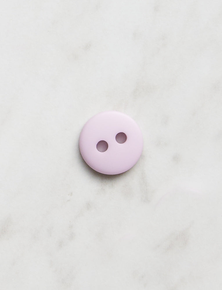 Medium Round Button, 1/2 inch, Pastel Lilac