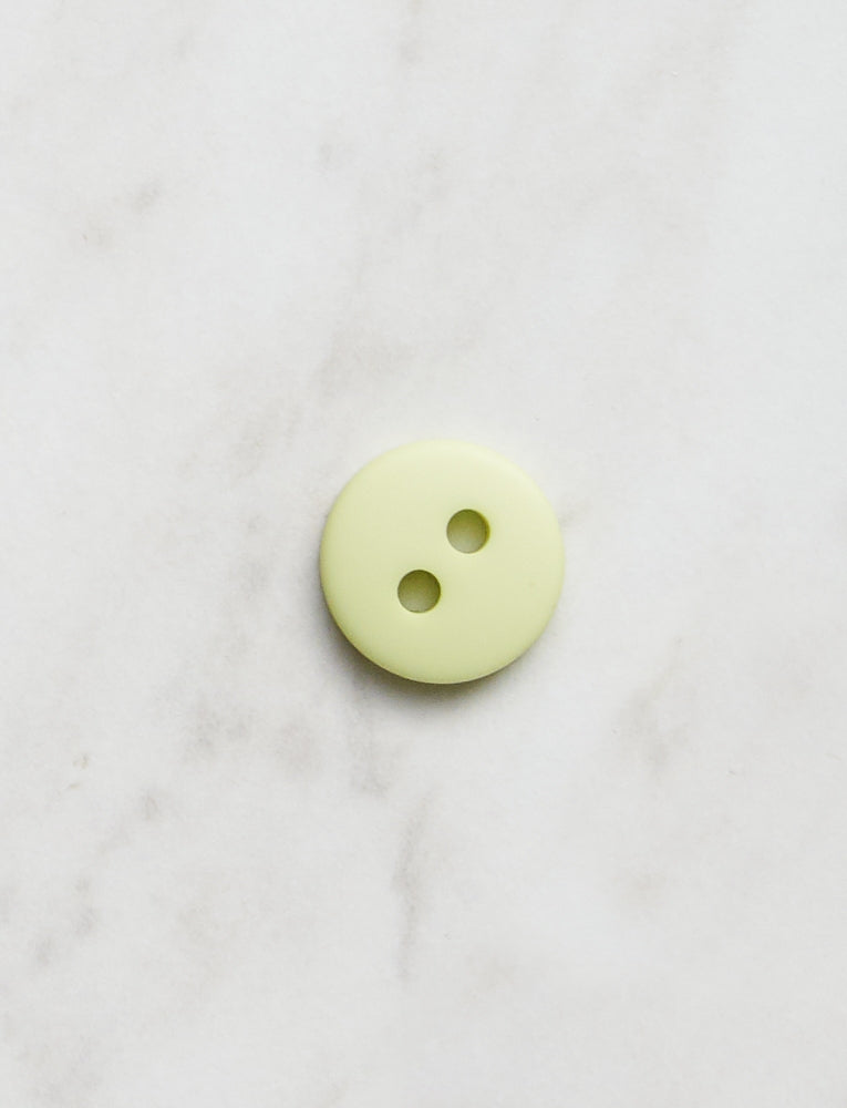 Medium Round Button, 1/2 inch, Pastel Lime