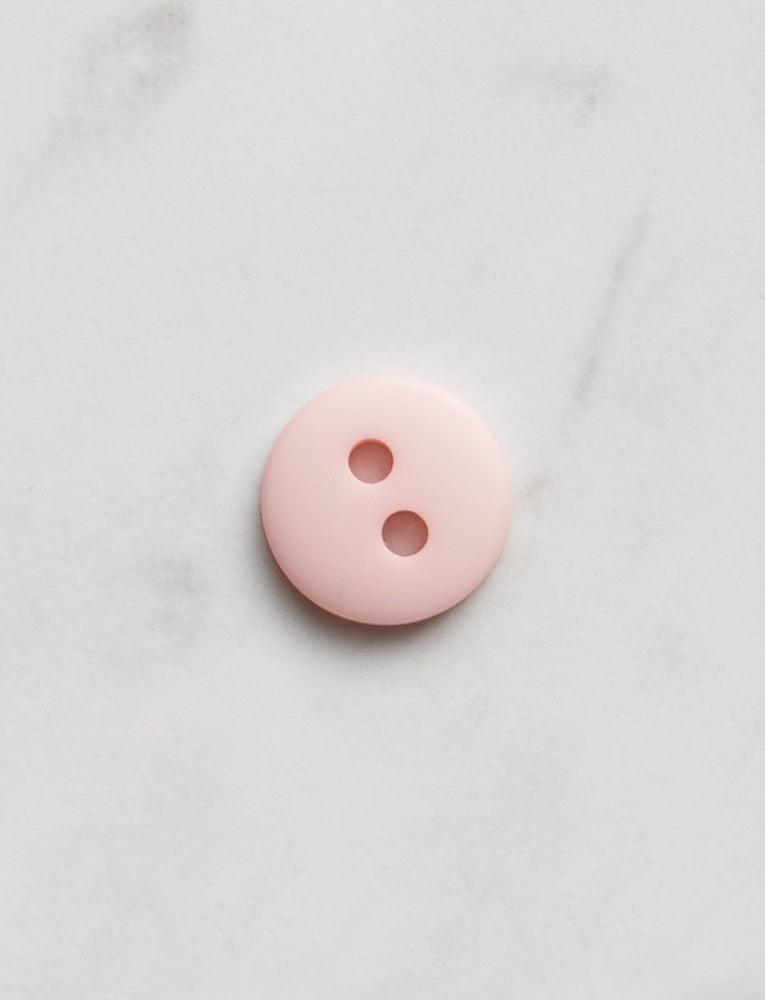 Medium Round Button, 1/2 inch, Pastel Pink