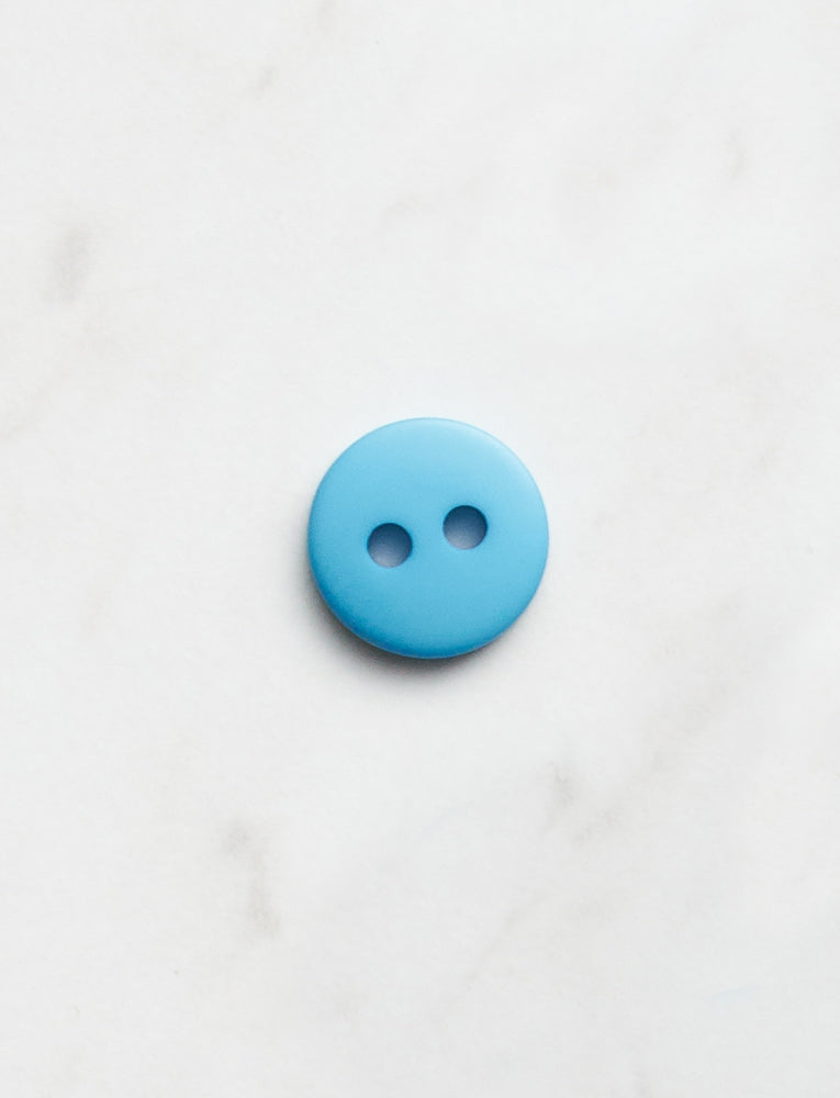 Medium Round Button, 1/2 inch, Peacock