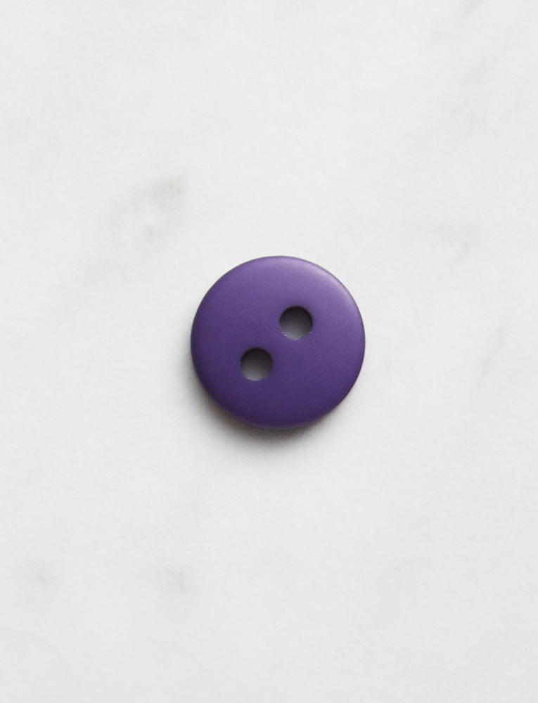 Medium Round Button, 1/2 inch, Purple