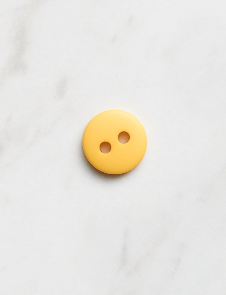 Medium Round Button, 1/2 inch, Yellow