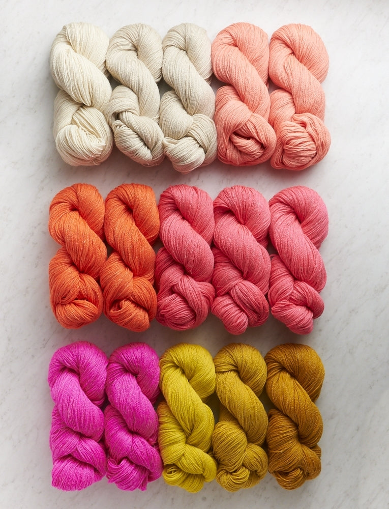 Mitered Corner Blanket Bundle, Small Throw, Dawn