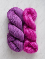 Line Weight + Tussock Bundle, Lotus Flower + Bright Thistle