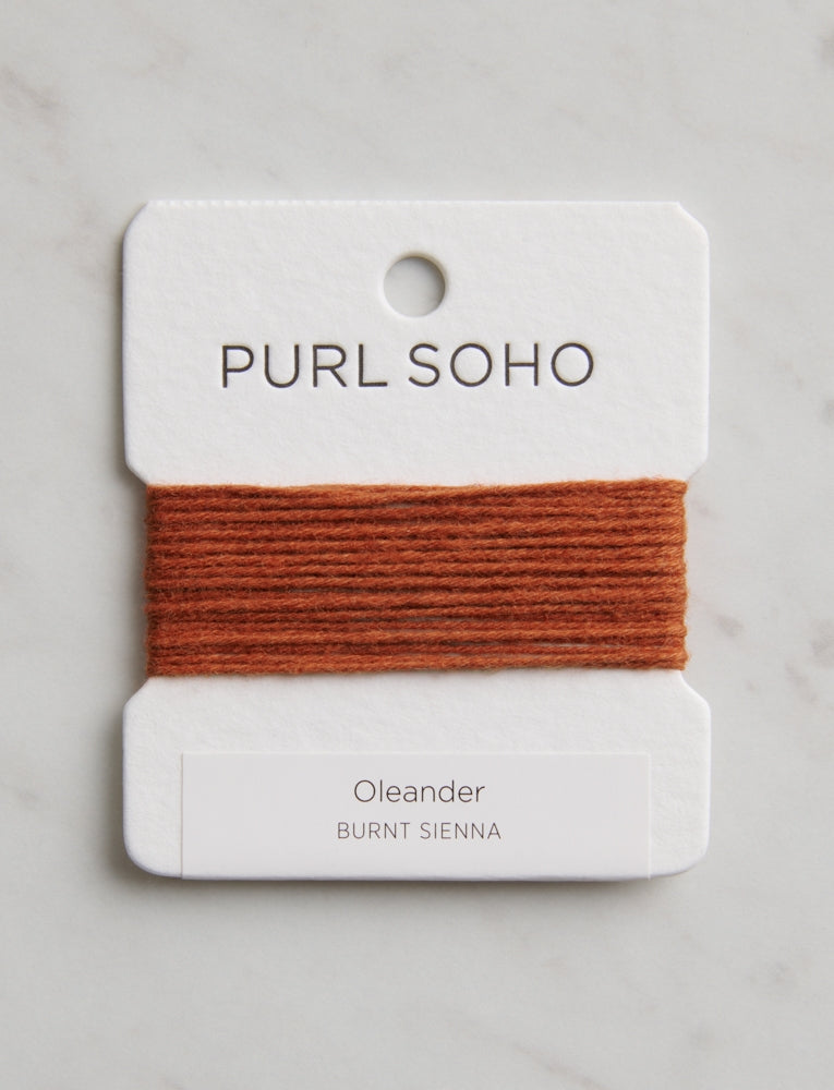 Oleander Color Cards, Burnt Sienna