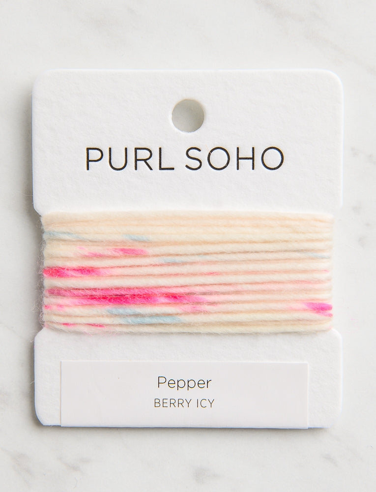 Pepper Color Cards, Berry Icy
