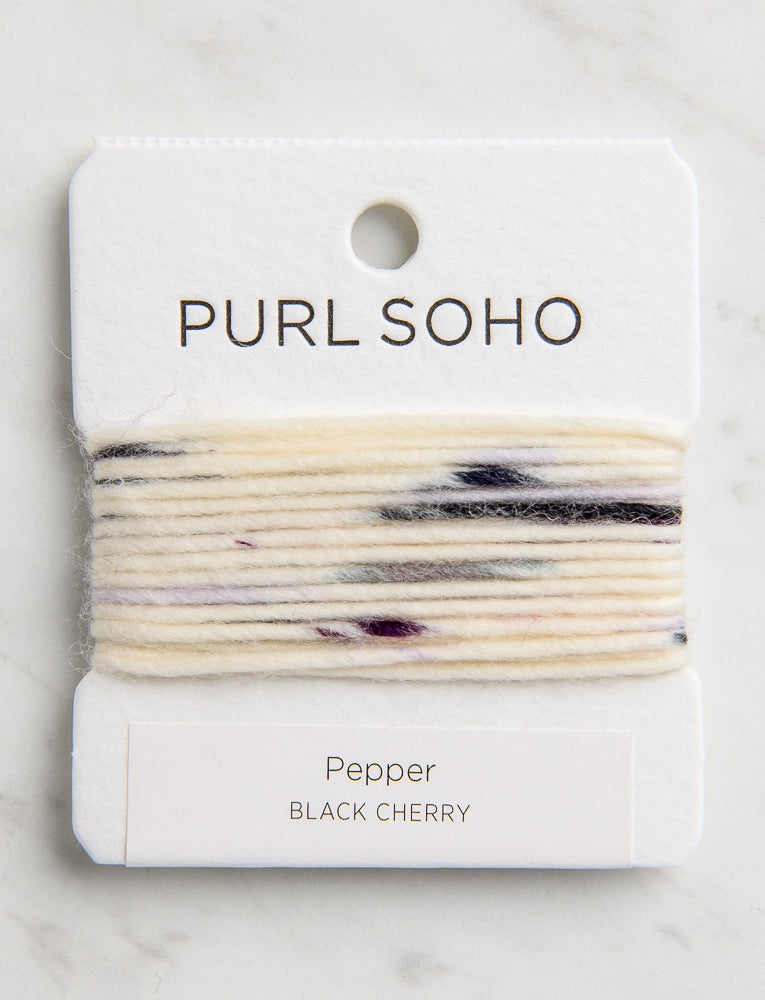 Pepper Color Cards, Black Cherry