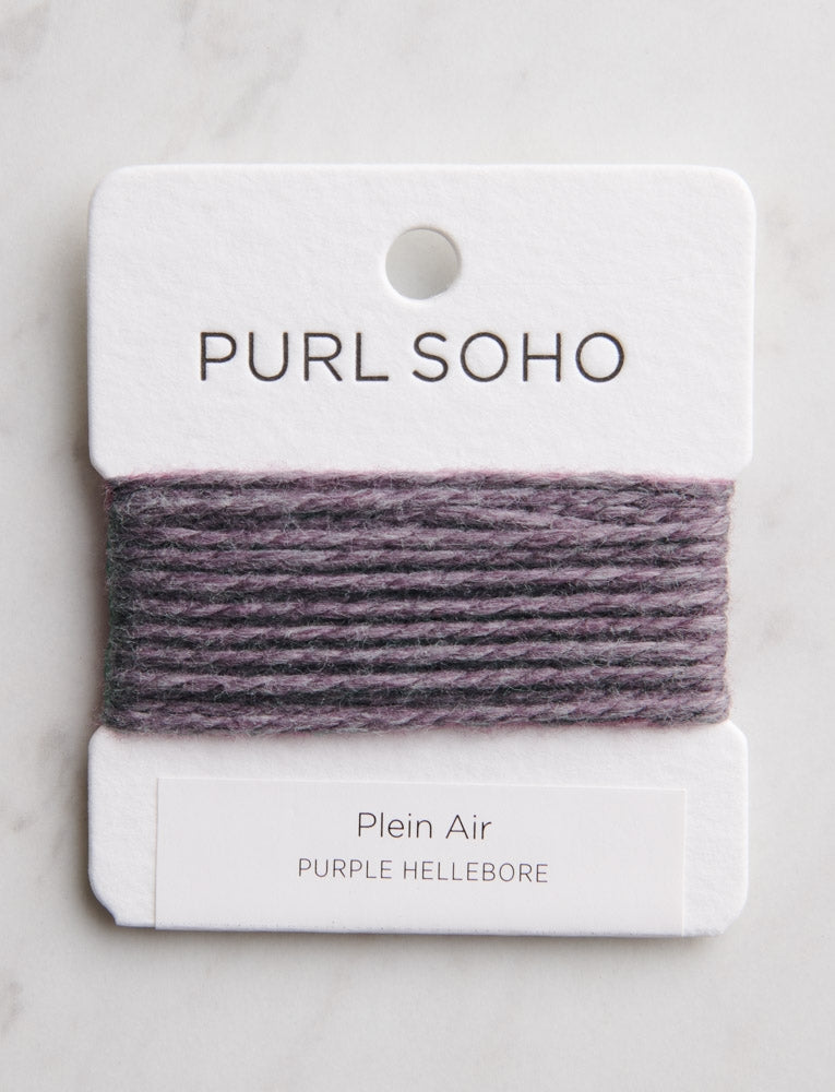 Plein Air Color Cards, Purple Hellebore