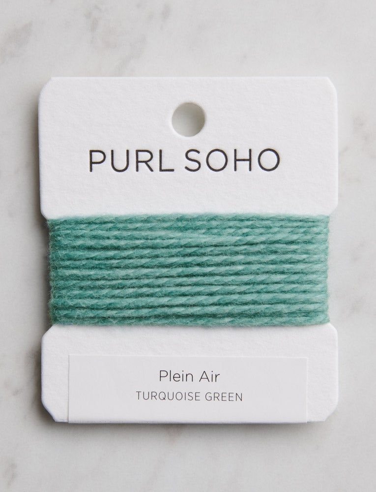 Plein Air Color Cards, Turquoise Green