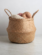Seagrass Basket, 10-Inch Diameter Basket