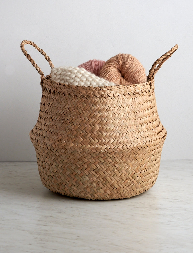 Seagrass Basket, 10-Inch Diameter Basket