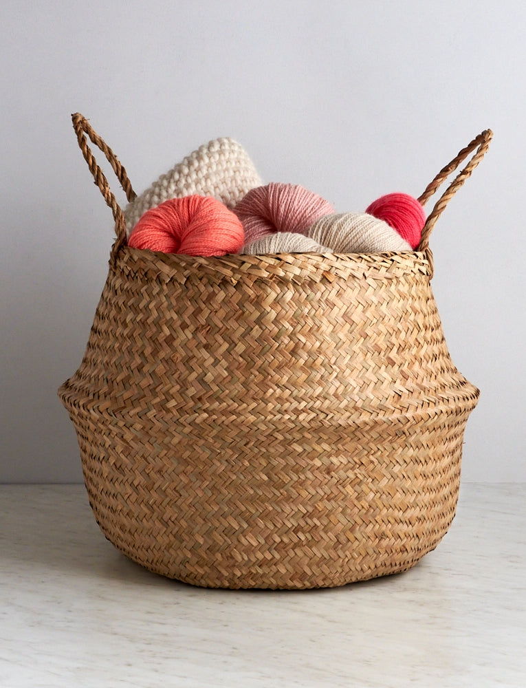 Seagrass Basket, 14-Inch Diameter Basket