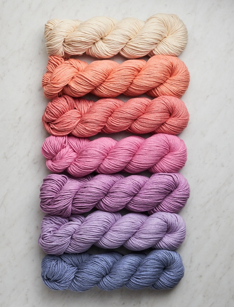 Super Easy Baby Blanket In Morning Bundle, Beach Plum