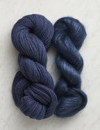 Line Weight + Tussock Bundle, Blue Jeans + Blue Fjord