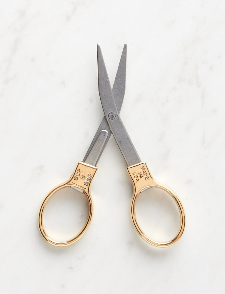 Slip-N-Snip Folding Scissors