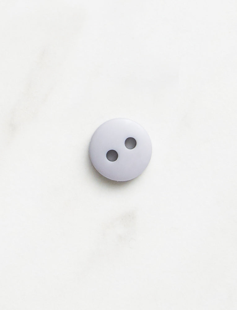 Small Round Button, 3/8-inch, Gray