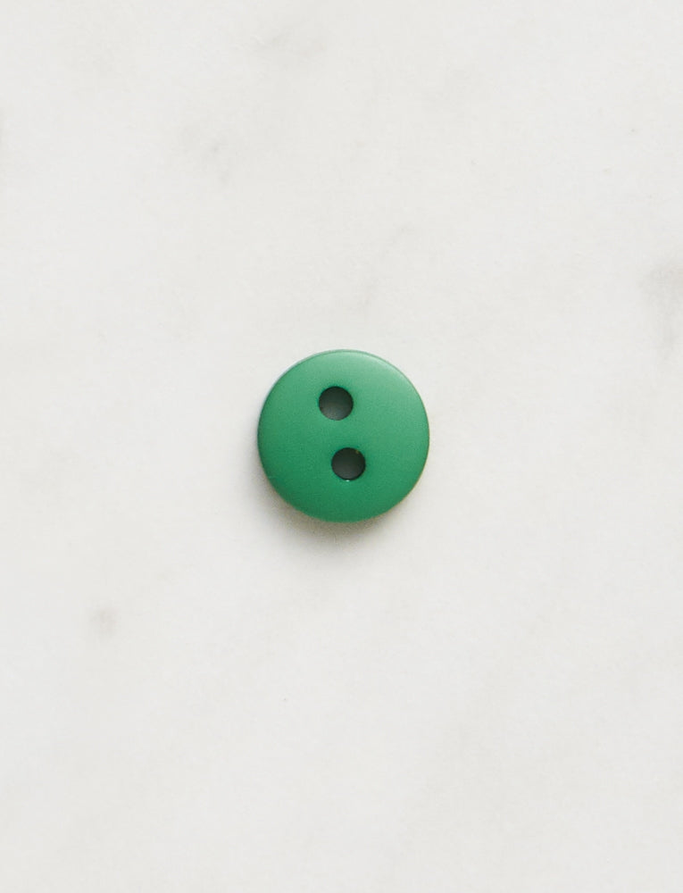 Small Round Button, 3/8-inch, Green