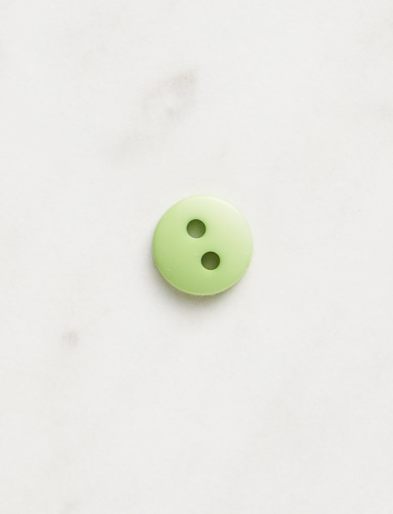 Small Round Button, 3/8-inch, Lime