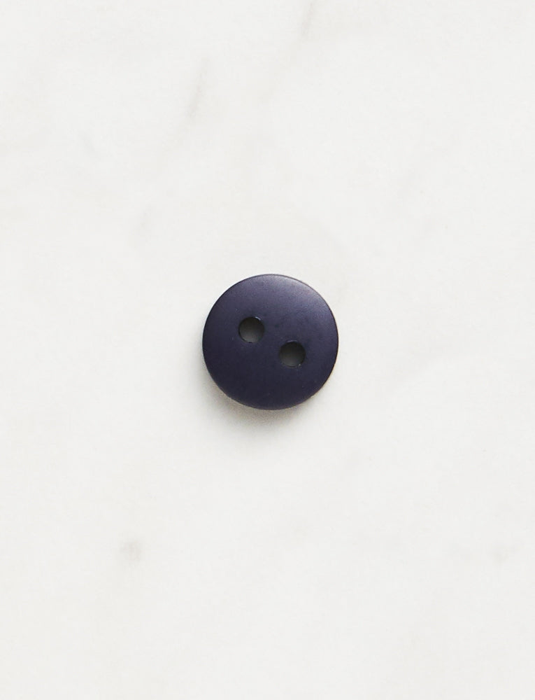 Small Round Button, 3/8-inch, Navy