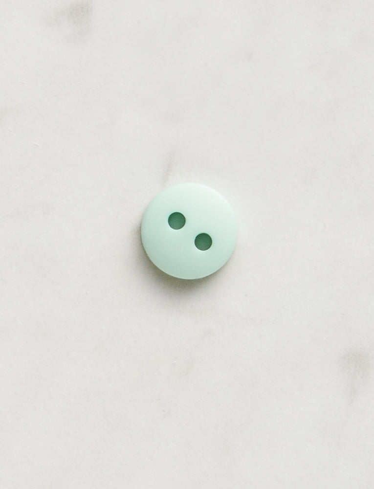 Small Round Button, 3/8-inch, Pastel Green
