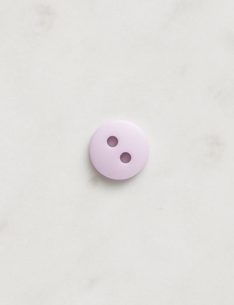 Small Round Button, 3/8-inch, Pastel Lilac