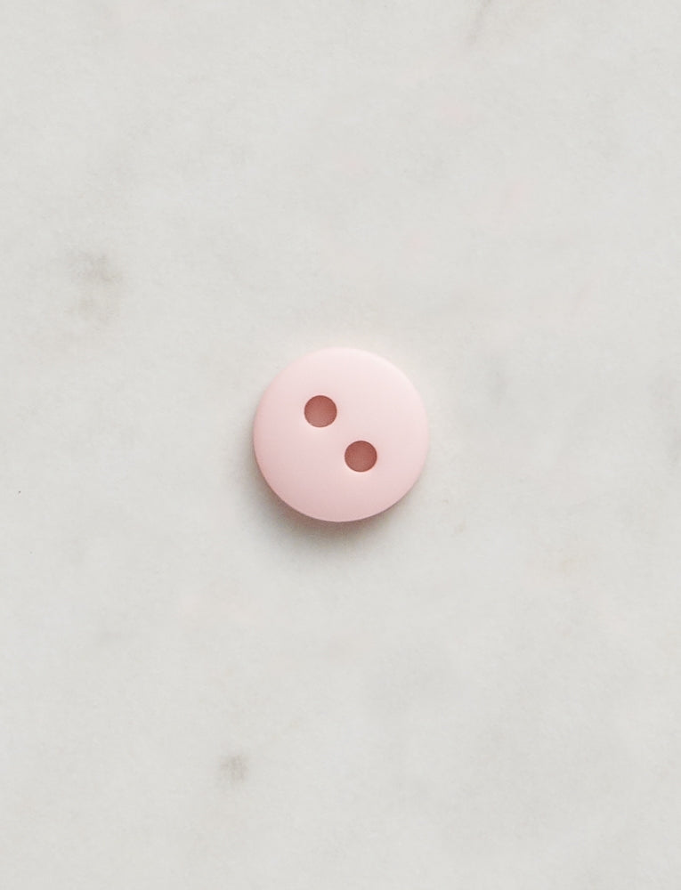Small Round Button, 3/8-inch, Pastel Pink
