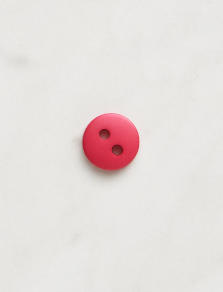 Small Round Button, 3/8-inch, Pink