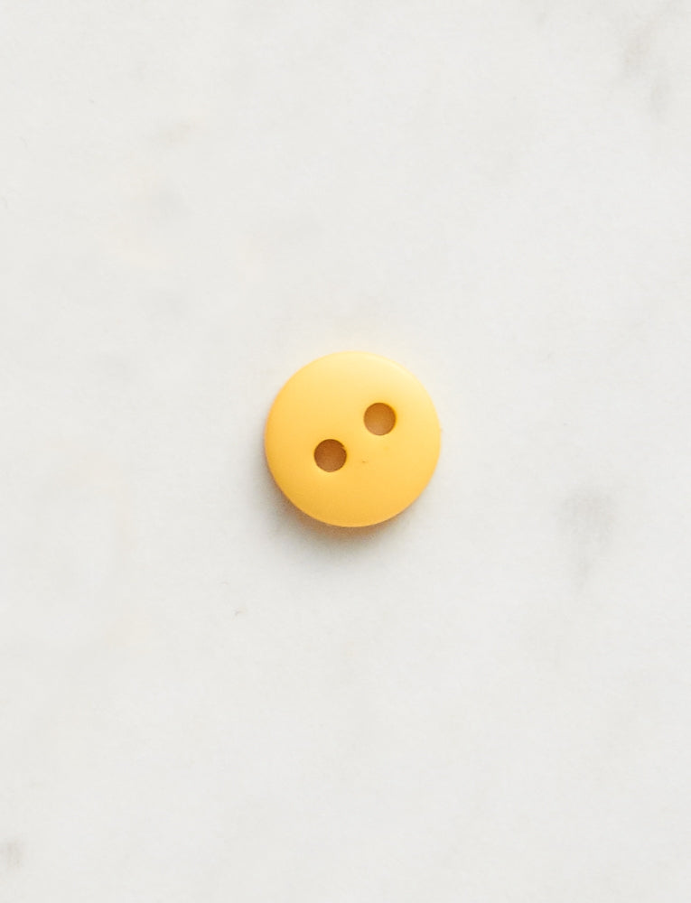 Small Round Button, 3/8-inch, Yellow