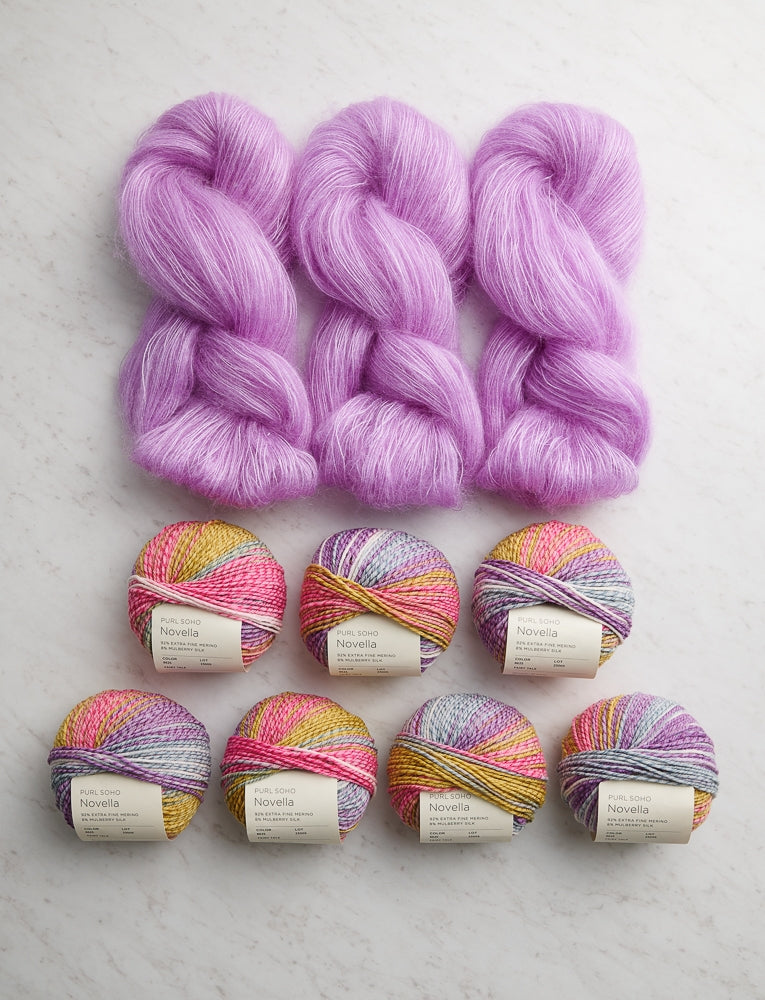 Soft Stripes Wrap Bundle, Alpine Phlox + Fairy Tale, Wrap