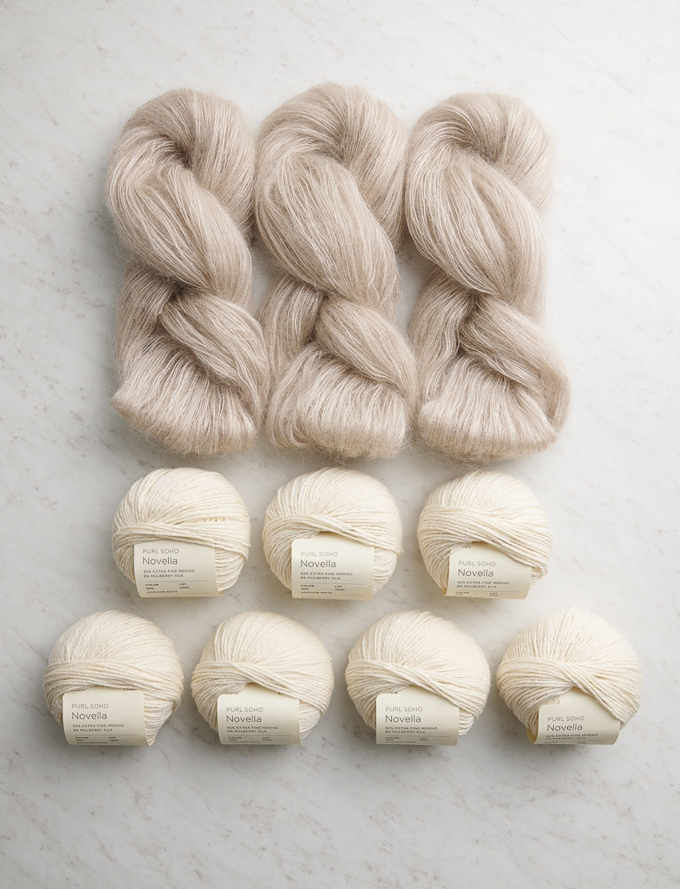 Soft Stripes Wrap Bundle, Beach Stone + Heirloom White, Wrap