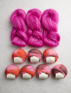 Soft Stripes Wrap Bundle, Bright Thistle + Goji Berry, Wrap
