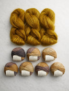 Soft Stripes Wrap Bundle, Golden Lichen + Desert Ridge, Wrap