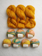 Soft Stripes Wrap Bundle, Saffron Yellow + Farmer's Market, Wrap