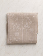 Swedish Embroidery Panel + Pattern, Blue Blossoms