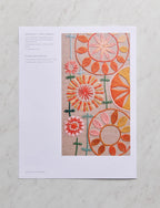 Swedish Embroidery Panel + Pattern, Bursting Blooms