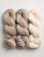 Sunday Dinner Dishtowels Bundle, Beige Bunny + Heirloom White