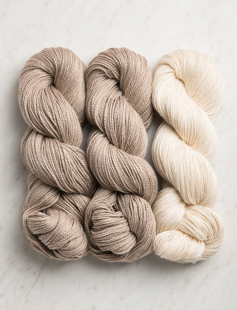 Sunday Dinner Dishtowels Bundle, Beige Bunny + Heirloom White