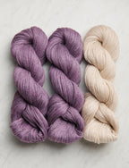 Sunday Dinner Dishtowels Bundle, Purple Moor + Pale Sesame