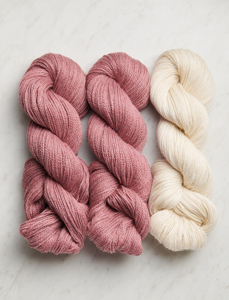 Sunday Dinner Dishtowels Bundle, Red Smoke + Heirloom White