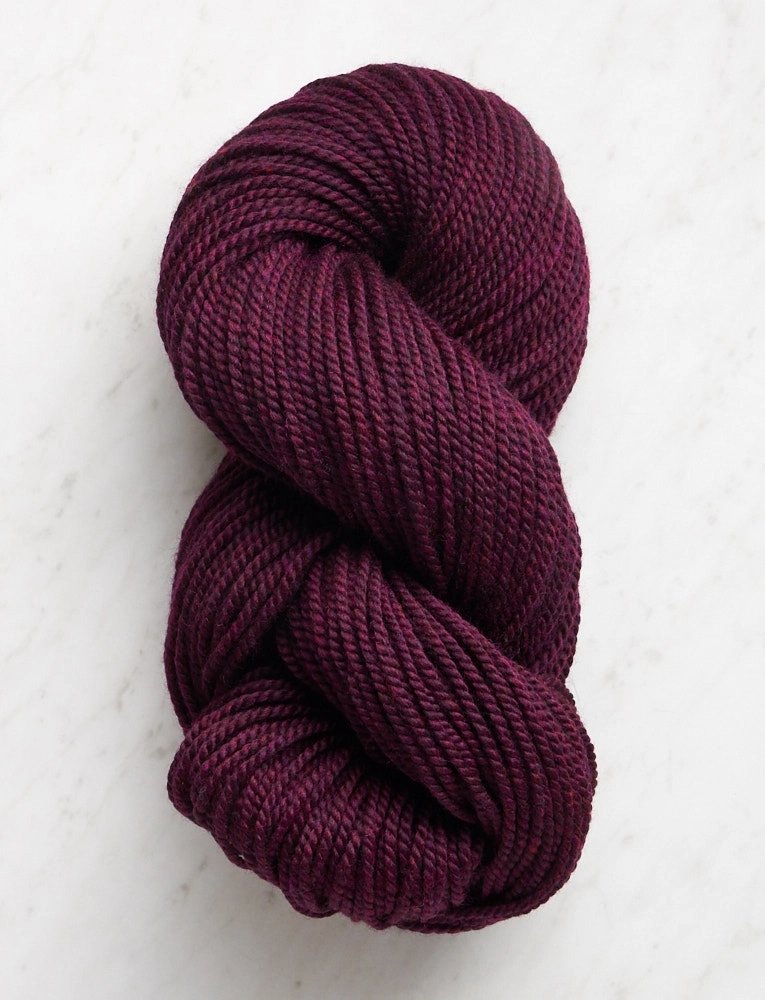 Worsted Twist in Red Plum