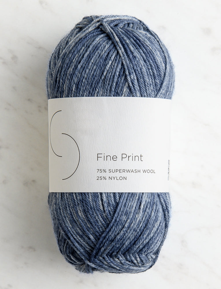 Fine Print, Blue Dusk