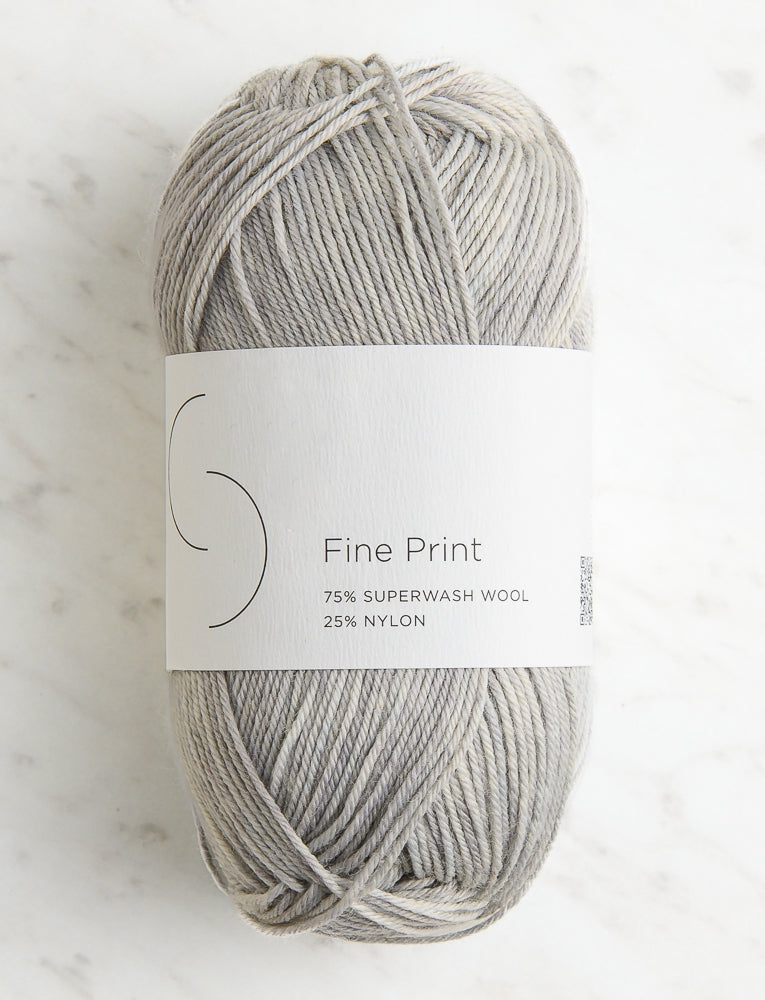 Fine Print, Gray Patina