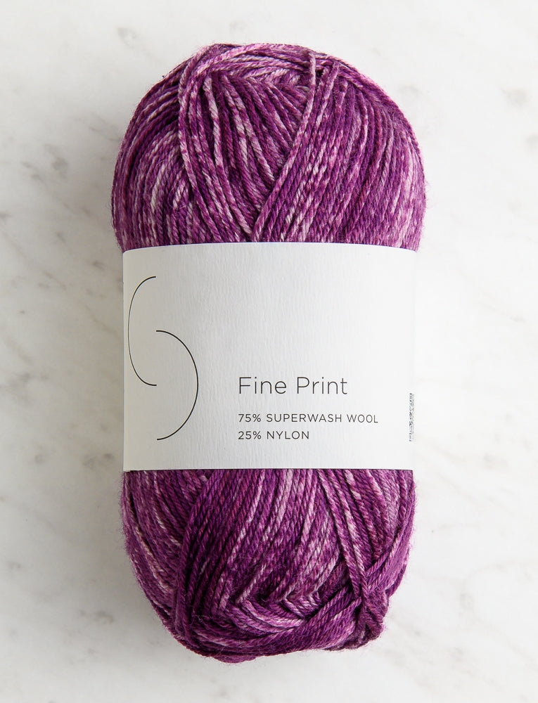 Fine Print, Purple Cassis